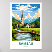 Ramsau Duitsland Reisprint Poster (Voorkant)
