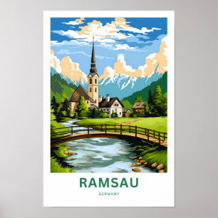 Ramsau Duitsland Reisprint Poster