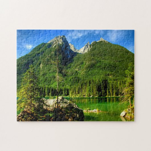 Ramsau Hintersee Beieren. Legpuzzel (Horizontaal)