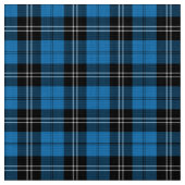 Ramsay Blue Ancient Tartan Stof (Close Up)