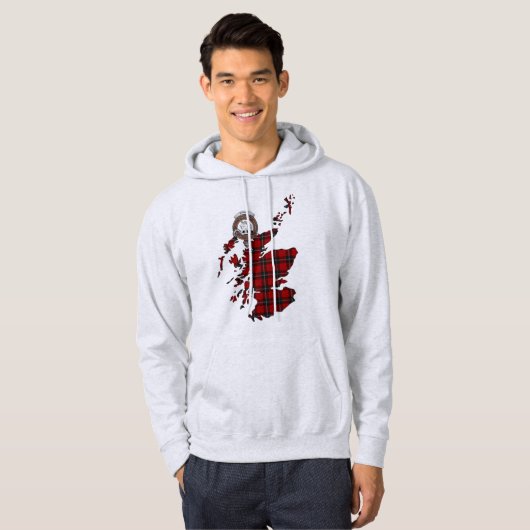 Ramsay Clan Badge Volwassen Hoodie (Voorkant volledig)