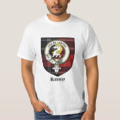 Ramsay Clan Crest Badge Tartan T-shirt (Voorkant)