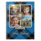 Ramsay familiefotocollage notitieboek (Voorkant)