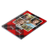 Ramsay familiefotocollage notitieboek (Linkerzijde)