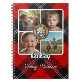 Ramsay familiefotocollage notitieboek (Voorkant)