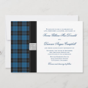 Ramsay Hunting Tartan Celtic Wedding Invitation Kaart