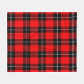 Ramsay Modern Schotse Ruit Fleece Deken (Voorkant (Horizontaal))