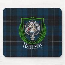 Ramsay Schotse Clan Tartan en Wapen 