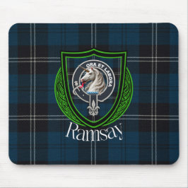 Ramsay Schotse Clan Tartan en Wapen Muismat