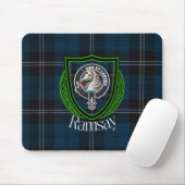 Ramsay Scottish Clan Tartan and Crest Muismat (Met muis)