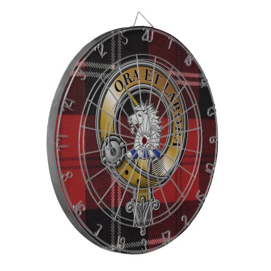 Ramsay Tartan & Badge Dartbord (Voorkant Links)