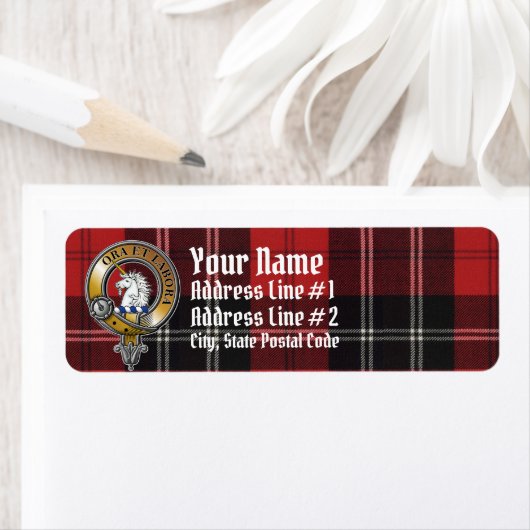 Ramsay Tartan & Badge Etiket (Insitu)