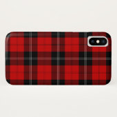 Ramsay tartan red black plaid Case-Mate iPhone case (Achterkant (horizontaal))
