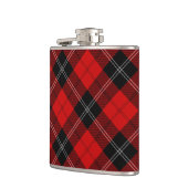 Ramsay tartan red black plaid heupfles (Links)