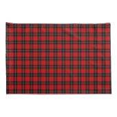 Ramsay tartan red black plaid kussensloop (Achterkant-Rechts)