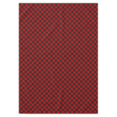 Ramsay tartan red black plaid tafelkleed (Voorkant)