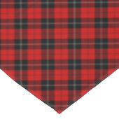 Ramsay tartan red black plaid tafelkleed (Gekanteld)