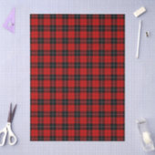 Ramsay tartan red black plaid tissuepapier (Craft)