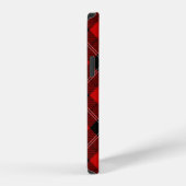 Ramsay tartan rood zwart geruit iPhone hoesje (Rechterkant)