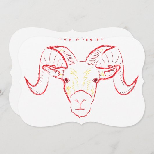 ramschets kaart (Voorkant / Achterkant)