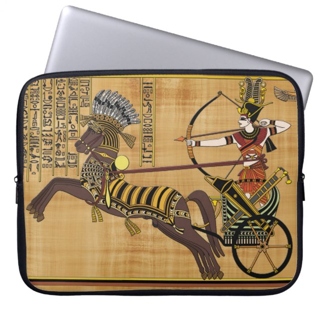 Ramses II Slag bij Kadesh (Egypte) Laptop Sleeve (Voorkant)