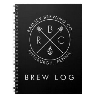 Ramsey Brewing Co. Brew Log Notitieboek