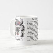 Ramsey Family Coat of Arm mok (Voorkant links)
