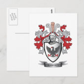 Ramsey Family Crest Coat of Arms Briefkaart (Voorkant / Achterkant)