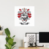 Ramsey Family Crest Coat of arms Poster (Thuiskantoor)