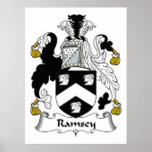Ramsey Family Crest Poster (Voorkant)