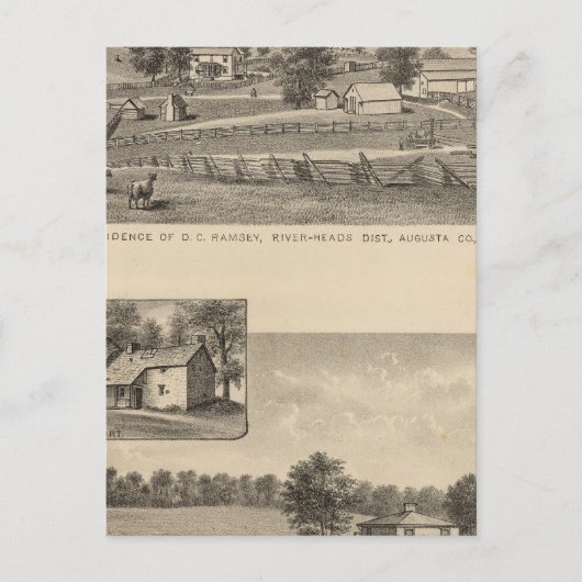 Ramsey, inwoners van Williams Briefkaart (Voorkant)