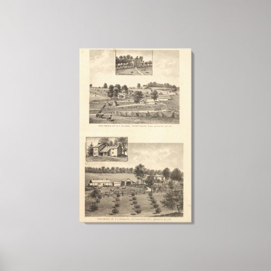 Ramsey, inwoners van Williams Canvas Afdruk (Voorkant)