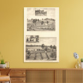 Ramsey, inwoners van Williams Canvas Afdruk (Insitu (Woonkamer))