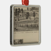 Ramsey, inwoners van Williams Metalen Ornament (Rechts)