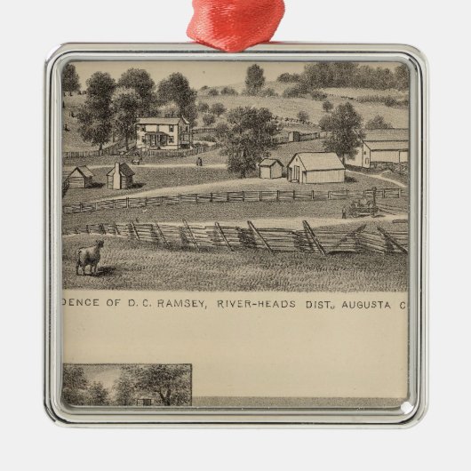 Ramsey, inwoners van Williams Metalen Ornament (Voorkant)