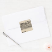 Ramsey, inwoners van Williams Vierkante Sticker (Envelop)