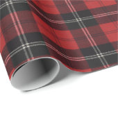 Ramsey Red Modern Original Scottish Tartan Cadeaupapier (Rol Hoek)