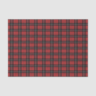 Ramsey Red Modern Original Scottish Tartan Tissuepapier