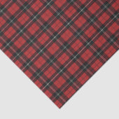 Ramsey Red Modern Original Scottish Tartan Tissuepapier (Detail)