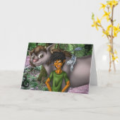 Ramsey, Theron en Blanoka groetenkaart Kaart (Gele Bloem)