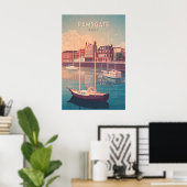 Ramsgate Zeereis Reclameposter Poster (Thuiskantoor)