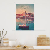 Ramsgate Zeereis Reclameposter Poster (Keuken)