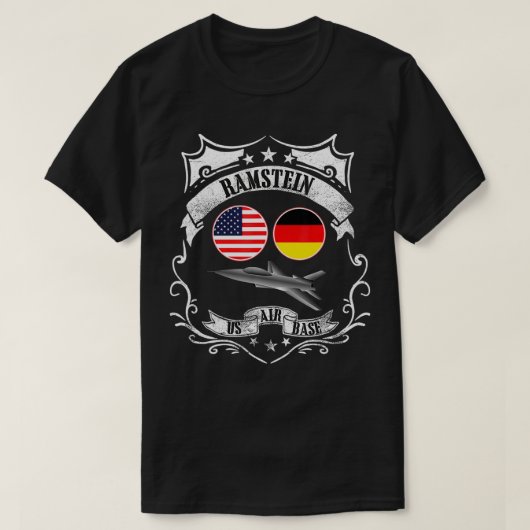 Ramstein Air Base Duitsland idee van een militaire T-shirt (Design voorkant)
