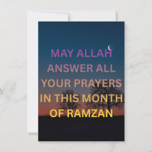 RAMZAN MUBARUK FEESTDAGENKAART
