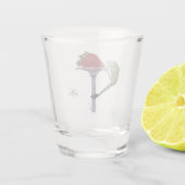 RANA ATRAPANDO UN FRESÓN SHOT GLAS (Achterkant)