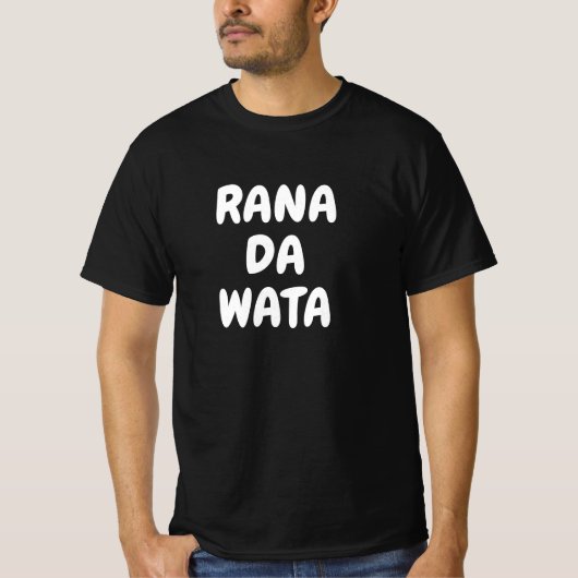 rana da wata - Sun en Moon in Hausa T-shirt (Voorkant)