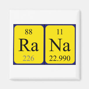 Rana periodiek table name magnet