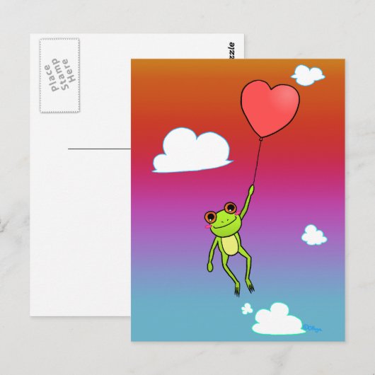 Rana Volando Briefkaart (Voorkant / Achterkant)