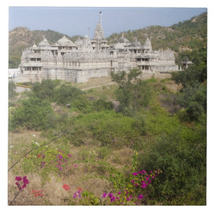 Ranakpur Jain Tempel, Ranakpur, Rajasthan, India Tegeltje