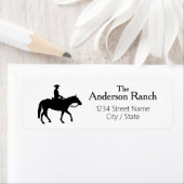 Ranch-adreslabels Etiket (Insitu)